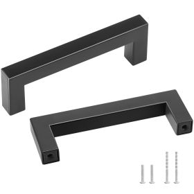 VEVOR 10 Pack Cabinet Pulls, 3.86in / 96mm Center to Center Slim Square Kitchen Cabinet Drawer