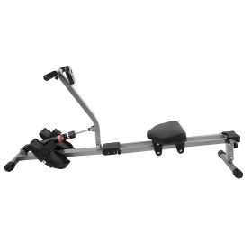 Steel Rowing Machine Cardio Rower Workout Body Training Home Gym Fitness Accessory (Option: as picture)